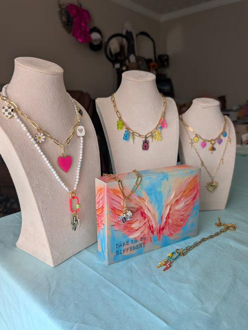 April Showers Charm Necklace